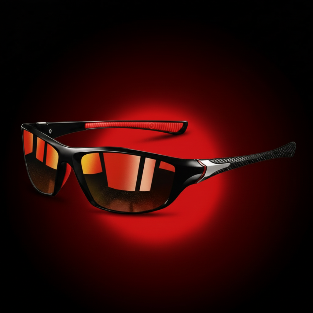 Women's Sport Sunglasses | Polarized & UV400 | Full-Rim & Rubberized Temples | Outdoor