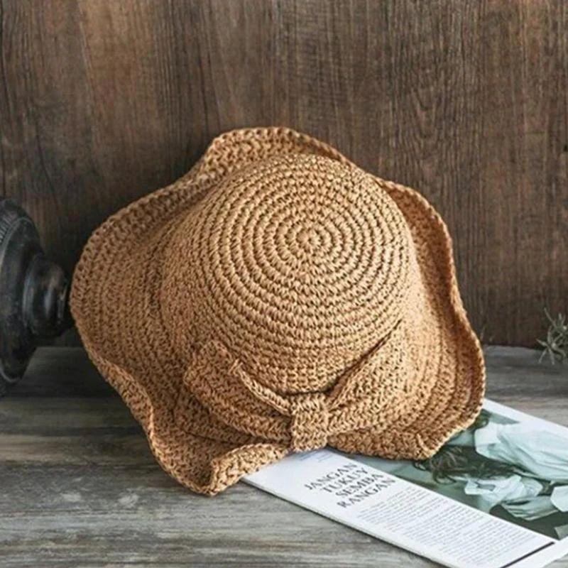 Women's Summer Hat | Wide Brim & Bow | Lightweight & Breathable | Sun Protection