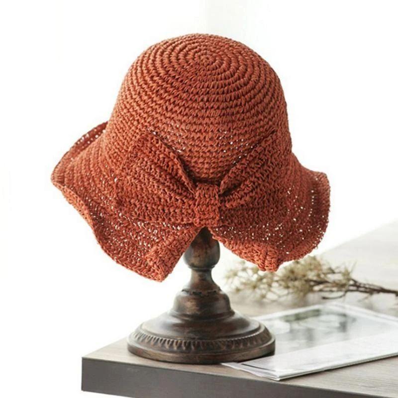 Women's Summer Hat | Wide Brim & Bow | Lightweight & Breathable | Sun Protection