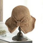 Women's Summer Hat | Wide Brim & Bow | Lightweight & Breathable | Sun Protection