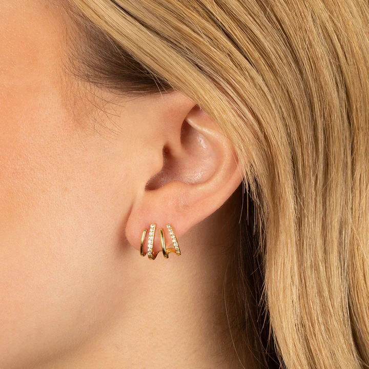 Women's Twist Earrings | Lightweight Statement Design | Hypoallergenic Finish | Comfortable Fit