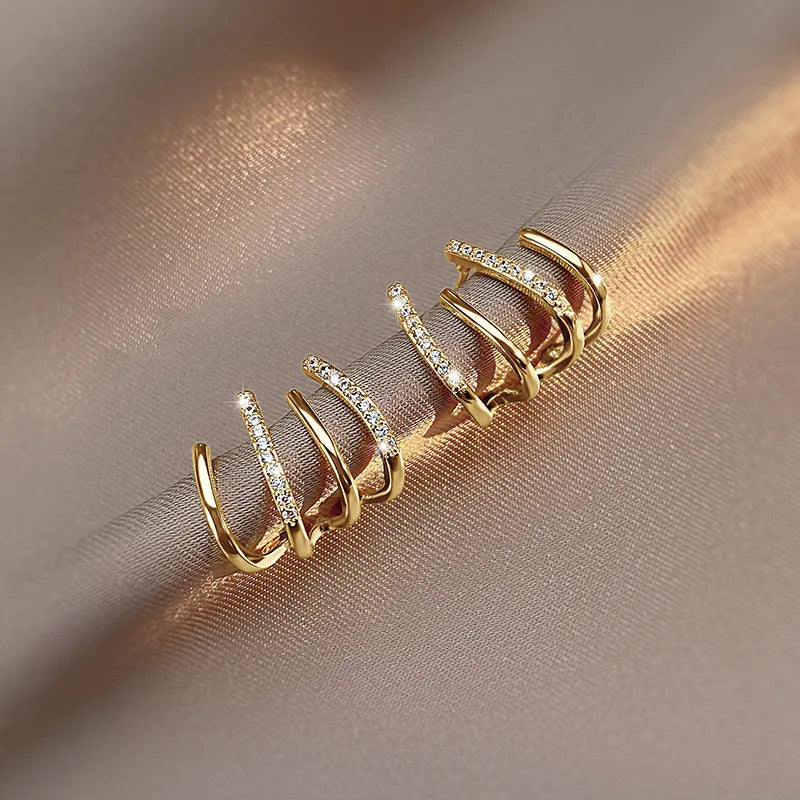 Women's Twist Earrings | Lightweight Statement Design | Hypoallergenic Finish | Comfortable Fit