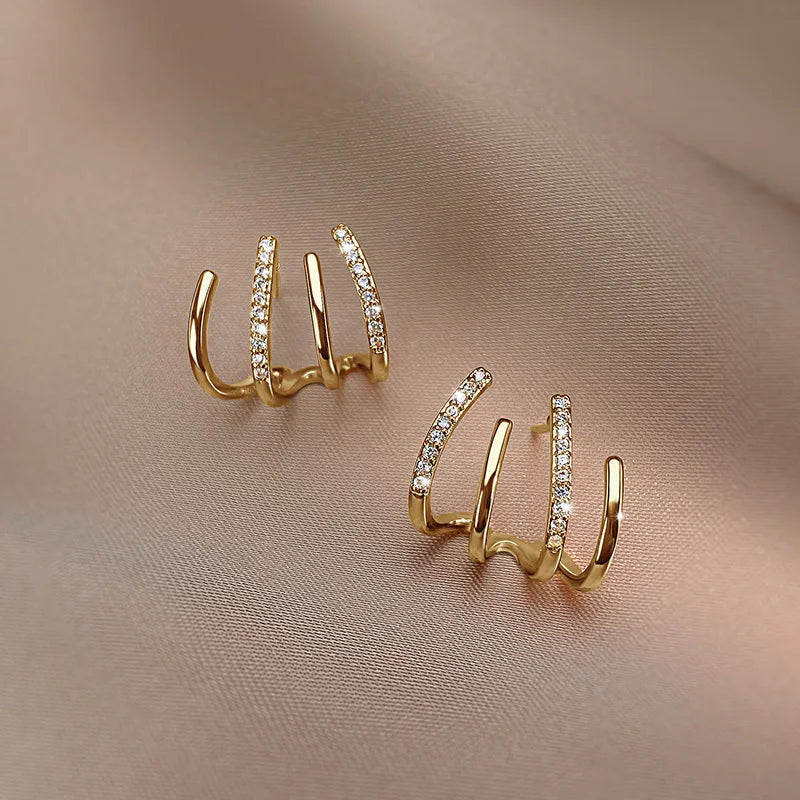 Women's Twist Earrings | Lightweight Statement Design | Hypoallergenic Finish | Comfortable Fit
