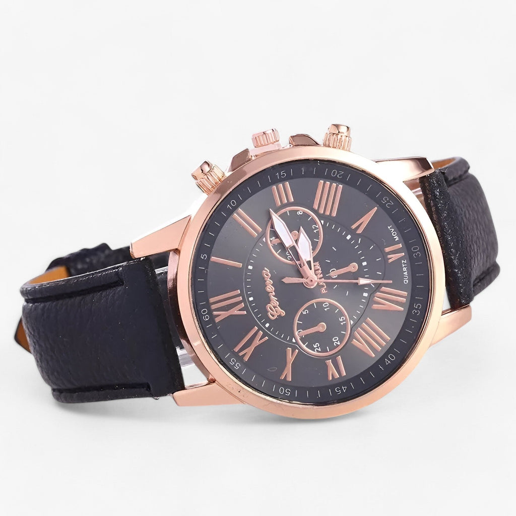 Women's Watch | Water-Resistant 42mm Dial | Genuine Leather Strap | Comfortable Fit