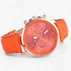 Women's Watch | Water-Resistant 42mm Dial | Genuine Leather Strap | Comfortable Fit