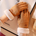 Women's Waterproof Winter Gloves | Touchscreen & Insulated | Water-Resistant Fabric | Cold Weather