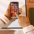 Women's Waterproof Winter Gloves | Touchscreen & Insulated | Water-Resistant Fabric | Cold Weather