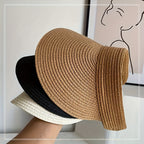 Women's Wide Brim Sun Visor | Foldable Travel | Lightweight Breathable Fabric | Sun Protection