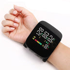 Wrist Blood Pressure Monitor | Voice Alerts & Large LCD | USB Rechargeable & Dual User Memory