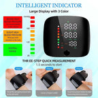 Wrist Blood Pressure Monitor | Voice Alerts & Large LCD | USB Rechargeable & Dual User Memory