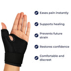 Wrist Brace for De Quervain's | Breathable Adjustable Compression | Thumb Support