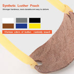 Wrist Slingshot | Foldable Aluminum Frame | Leather Pouch & Latex Bands | 100-Yard Range