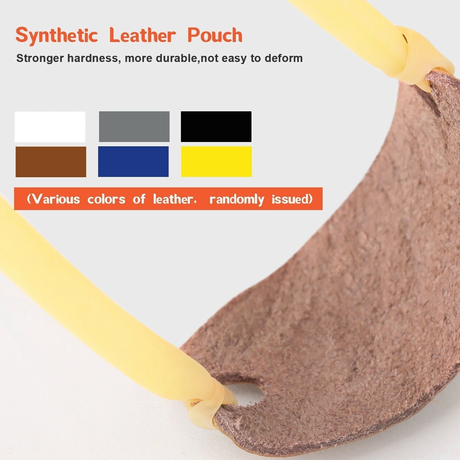 Wrist Slingshot | Foldable Aluminum Frame | Leather Pouch & Latex Bands | 100-Yard Range