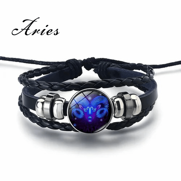 Zodiac Bracelet | Constellation Charm Design | Adjustable Fit | Ideal Gift