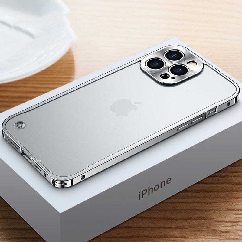 iPhone Bumper Case | Slim Machined Design | Aluminum Frame & Click Lock | Camera Protection