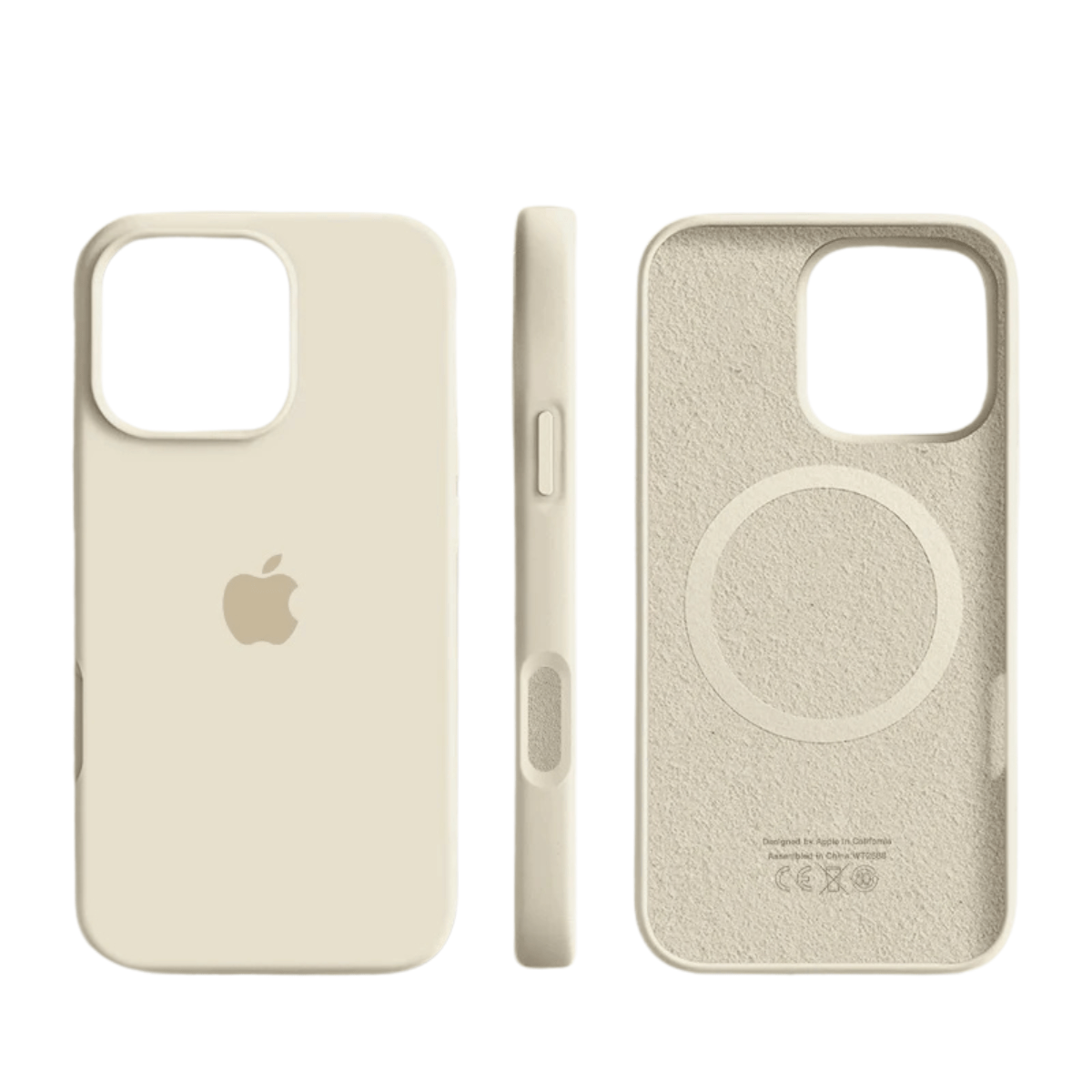 iPhone Case | Magnetic Wireless Charging Compatible | Soft Silicone with Microfiber Lining
