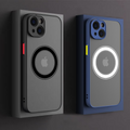 iPhone Case | Magnetic Wireless Charging Slim Design | Shockproof & Raised Edges | Comfortable Grip