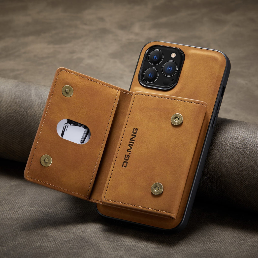 iPhone Wallet Case | 2-in-1 Detachable Magnetic Design | Multiple Card Slots | Kickstand