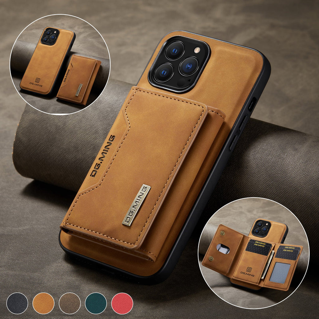 iPhone Wallet Case | 2-in-1 Detachable Magnetic Design | Multiple Card Slots | Kickstand