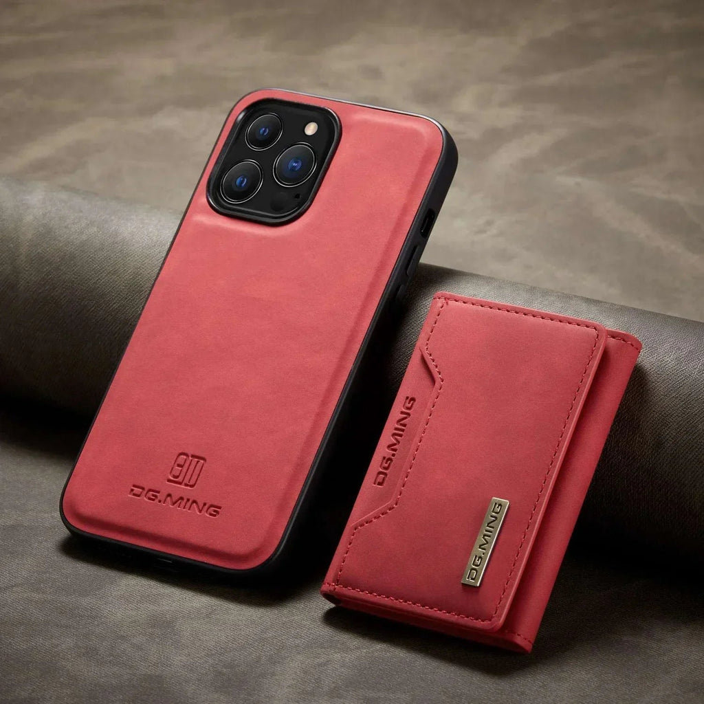 iPhone Wallet Case | 2-in-1 Detachable Magnetic Design | Multiple Card Slots | Kickstand