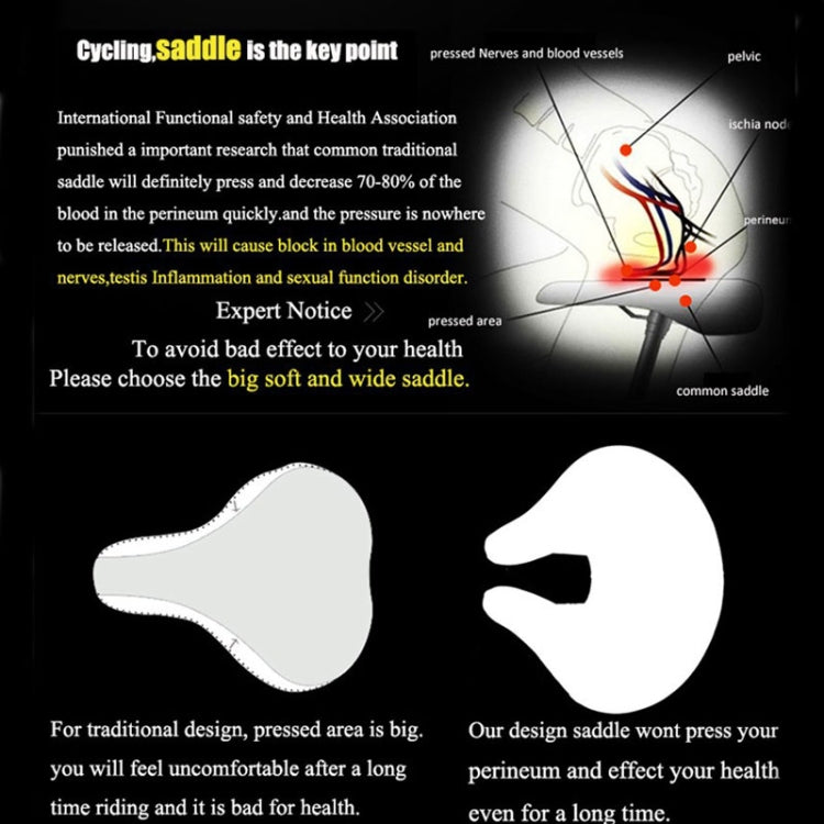 Mountain Bike Saddle | Ergonomic Padding | Pressure Reduction | VeloRelief