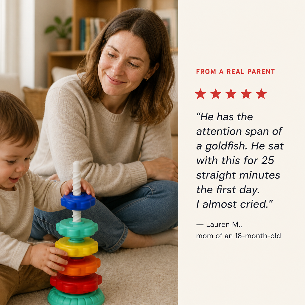 TwirlTale™ — Mesmerize Your Toddler with Hours of Calm, Screen-Free Magic
