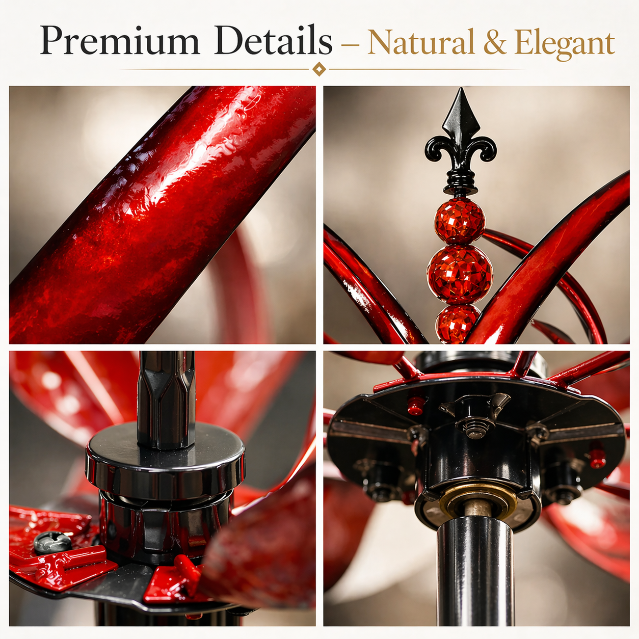 Weather Vane | Lotus-Shaped Metal Wind Spinner | Rustproof | Windbloom