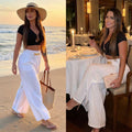 LumaVex™ Wide-Leg High-Waist Pants — Shape Curves, Stay Cool, and Own Every Moment with Effortless Elegance