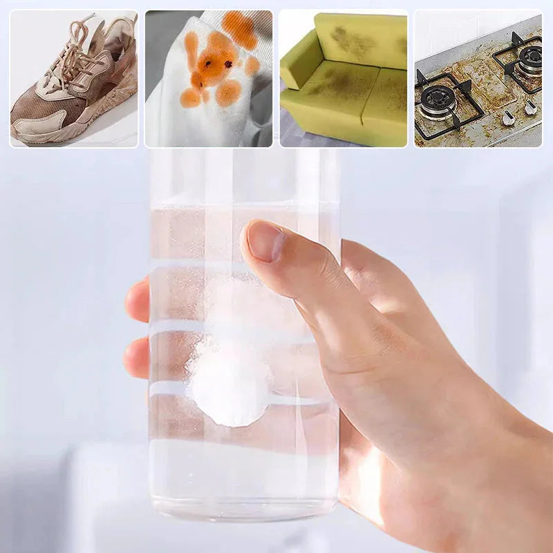 Organic Enzyme Cleaning Tablets | Lifts Stains, Dissolves Grease, Eliminates Odors | For Surfaces and Textiles | SensoClean