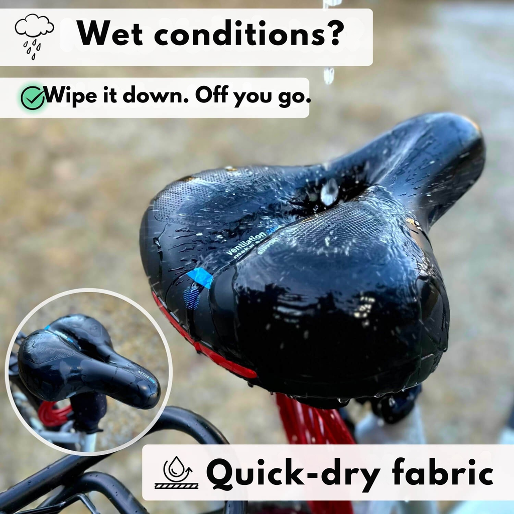 Bicycle Saddle | Comfort Ergonomics | Shock Dampening | RideRelief