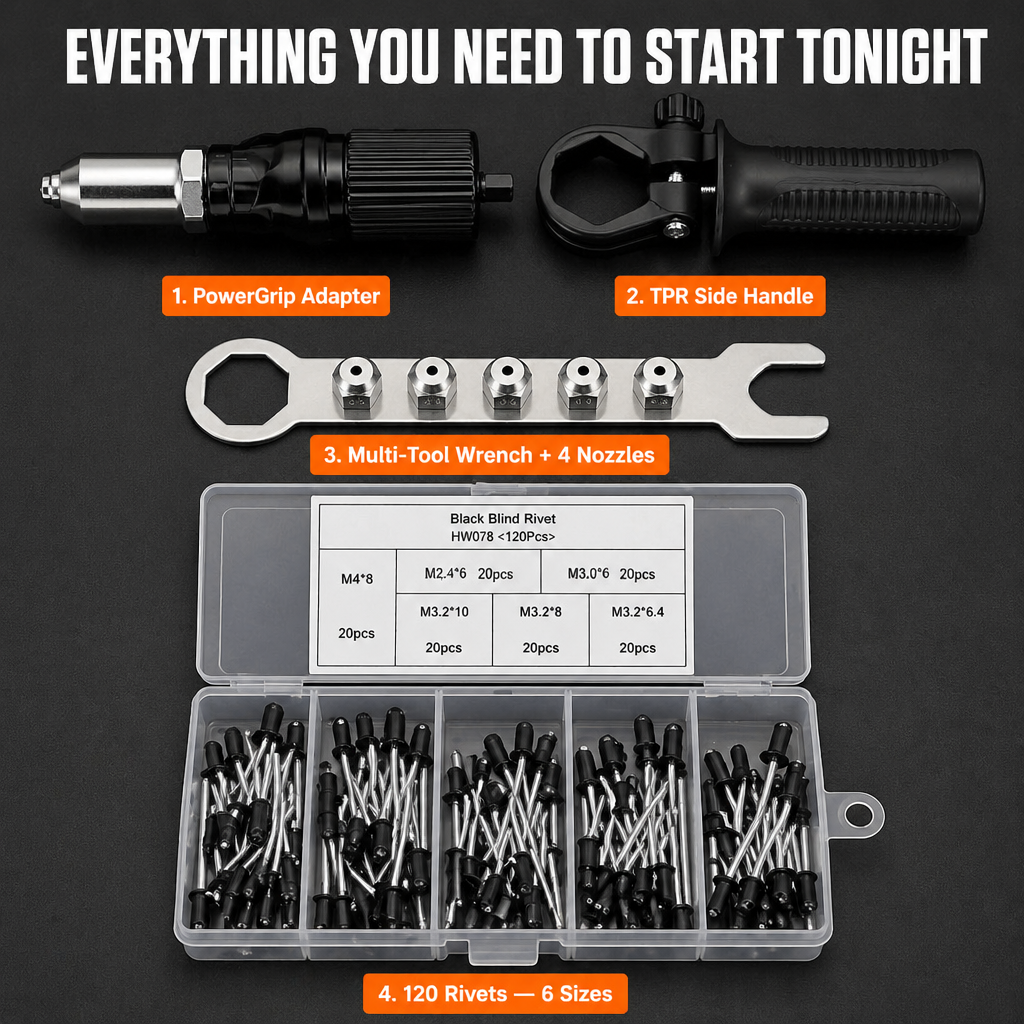 TorqueMaster™ — Crush Rivets Without Pain and Finish Every Job Stronger