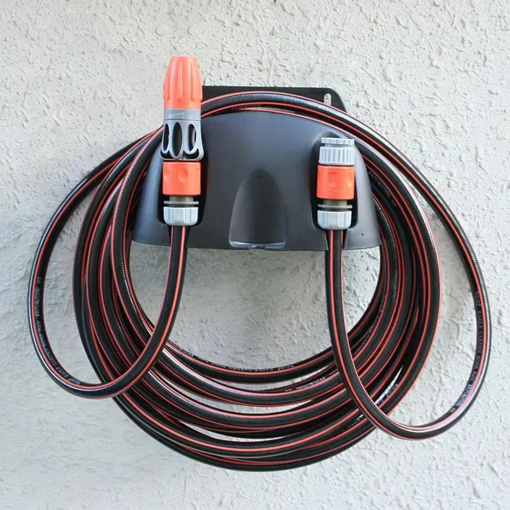 Garden Hose Holder | Weather-Resistant PP Plastic | Slinging Handle Included | GardenGrip