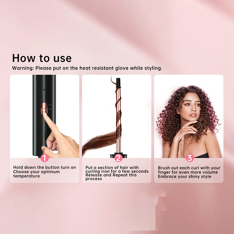 LumaCurl™ — Turn Heads with Frizz-Free, Mirror-Shiny Curls That Feel Healthy and Soft