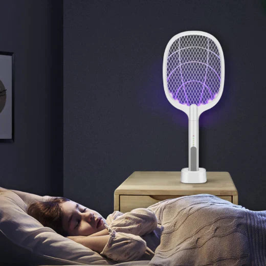 Electric Fly Swatter and UV Zapper Lamp | 3000 V | Rechargeable via USB | BuzzEnd