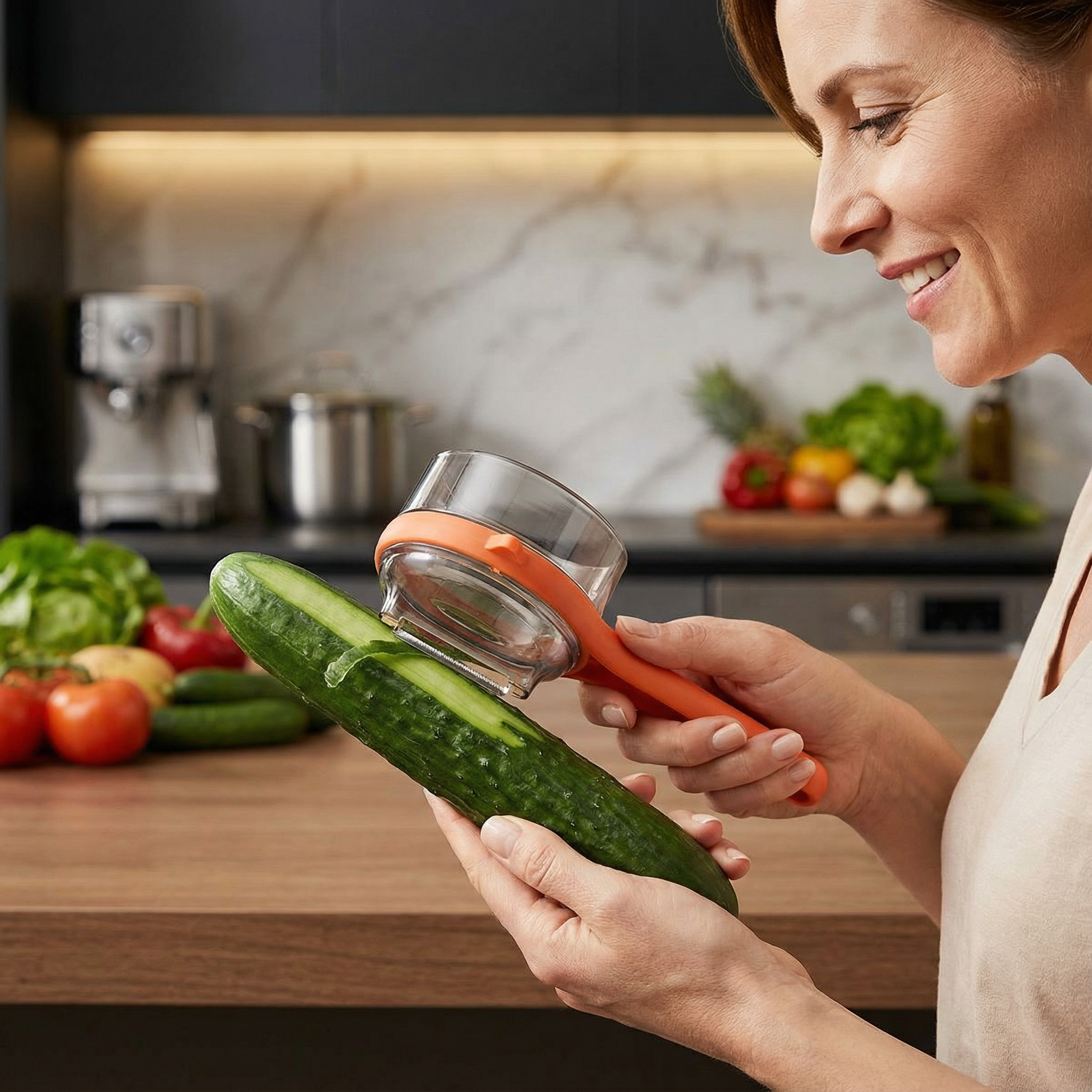 SwiftSlicr™ — Effortless Peeling and Perfect Prep in Seconds