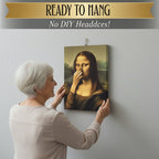 VeroLuxe™ Canvas — Bring Unforgettable Humor and Lasting Vibrance to Your Bathroom Walls