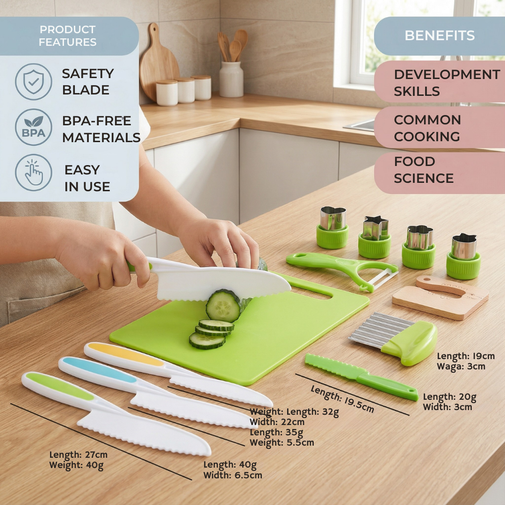 Culinimo™ Kids Kitchen Set — Empower Your Child’s Safe, Proud Culinary Adventure Every Day
