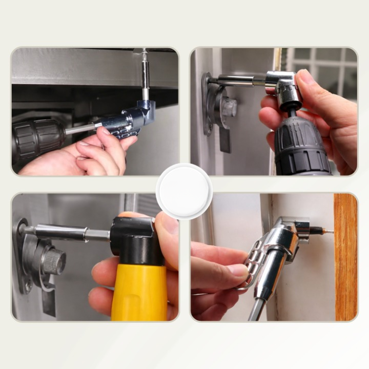 Angle Drill Adapter | Magnetic Bit Holder | For Confined Spaces | AngleCraft