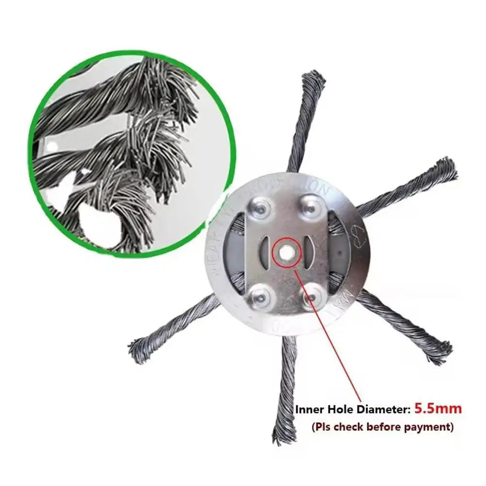 Stainless Steel Wire Trimmer Head (15 cm)