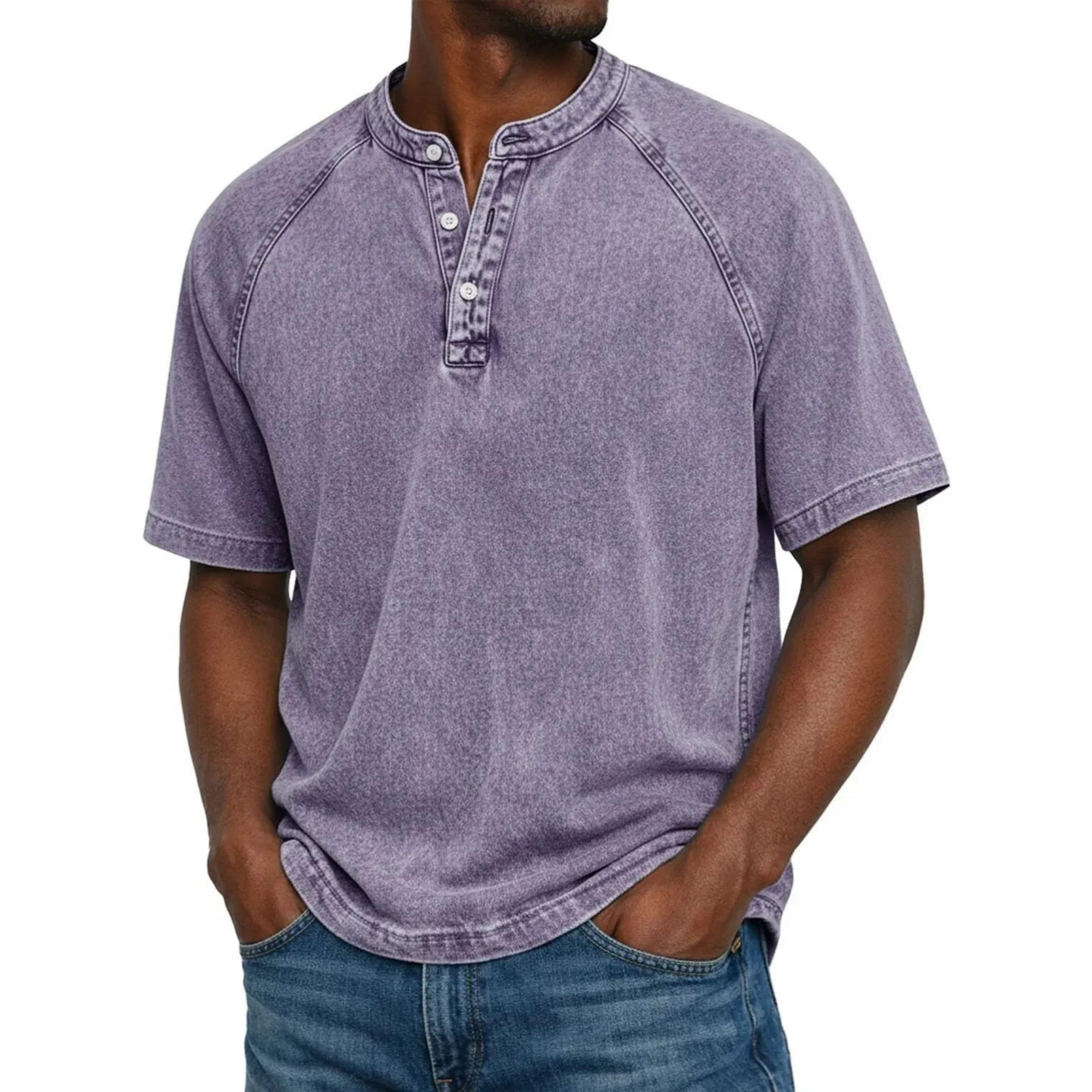 GravitasWear™ Henley — Comfort That Grows Softer, Style That Never Fades