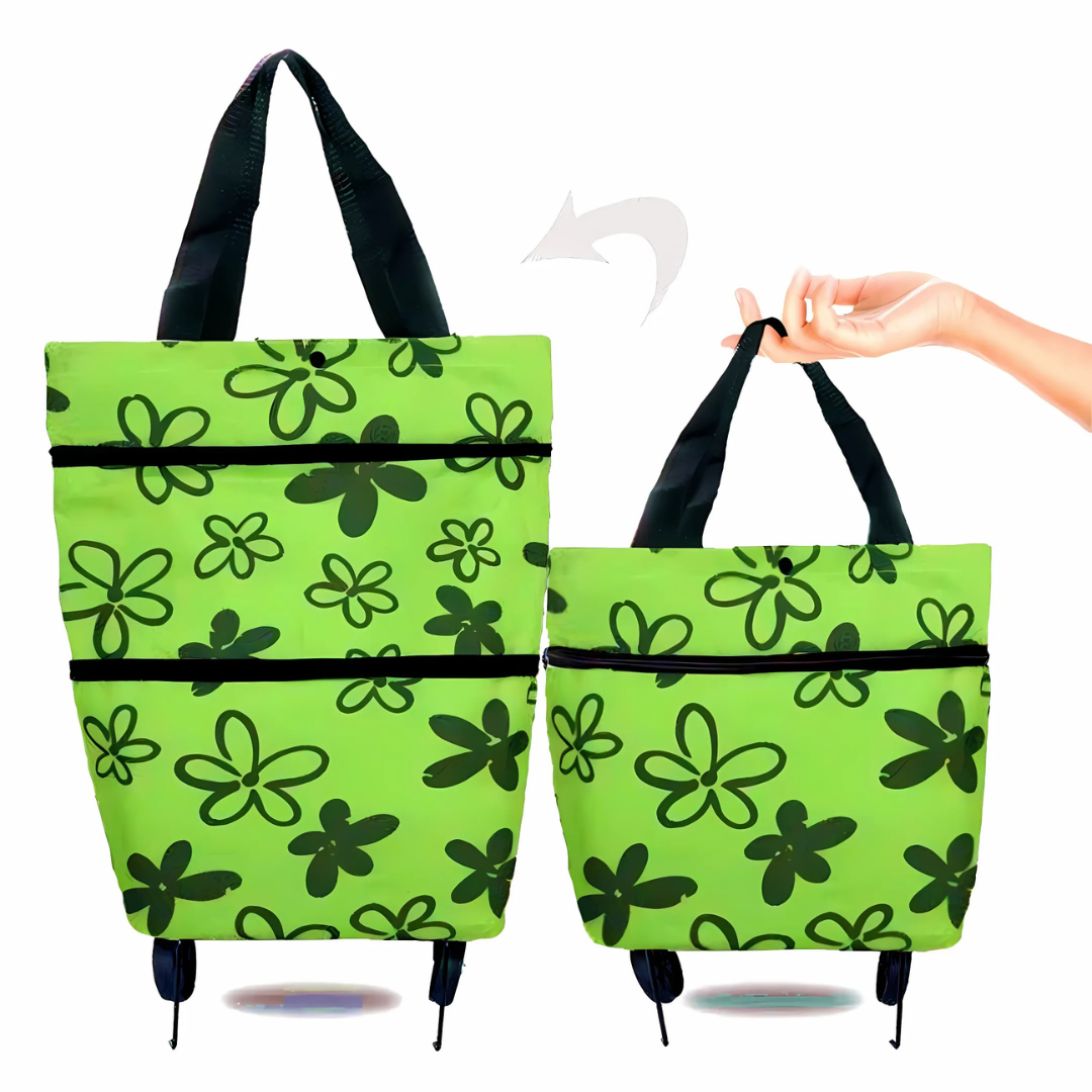 Shopping Trolley | Collapsible Rolling Bag | Lightweight Carrying | Icone