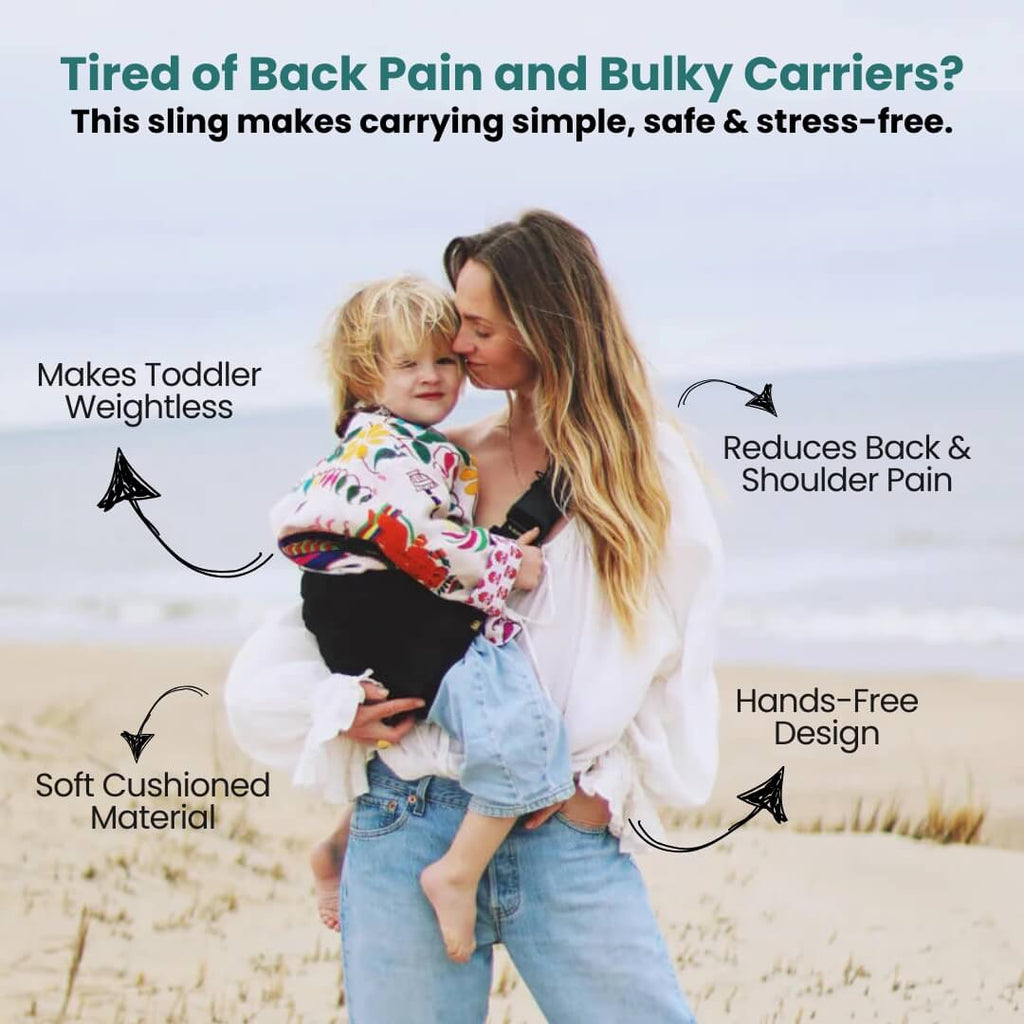 VeroGlide™ — Carry Your Toddler Comfortably All Day Without the Strain or Fuss