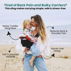 VeroGlide™ — Carry Your Toddler Comfortably All Day Without the Strain or Fuss