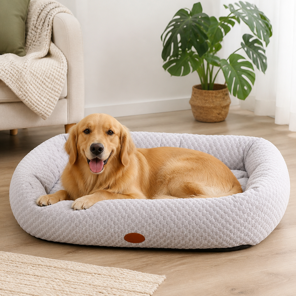 DogBedHouse Breathable Cooling & Supportive Cushioning Dog Bed