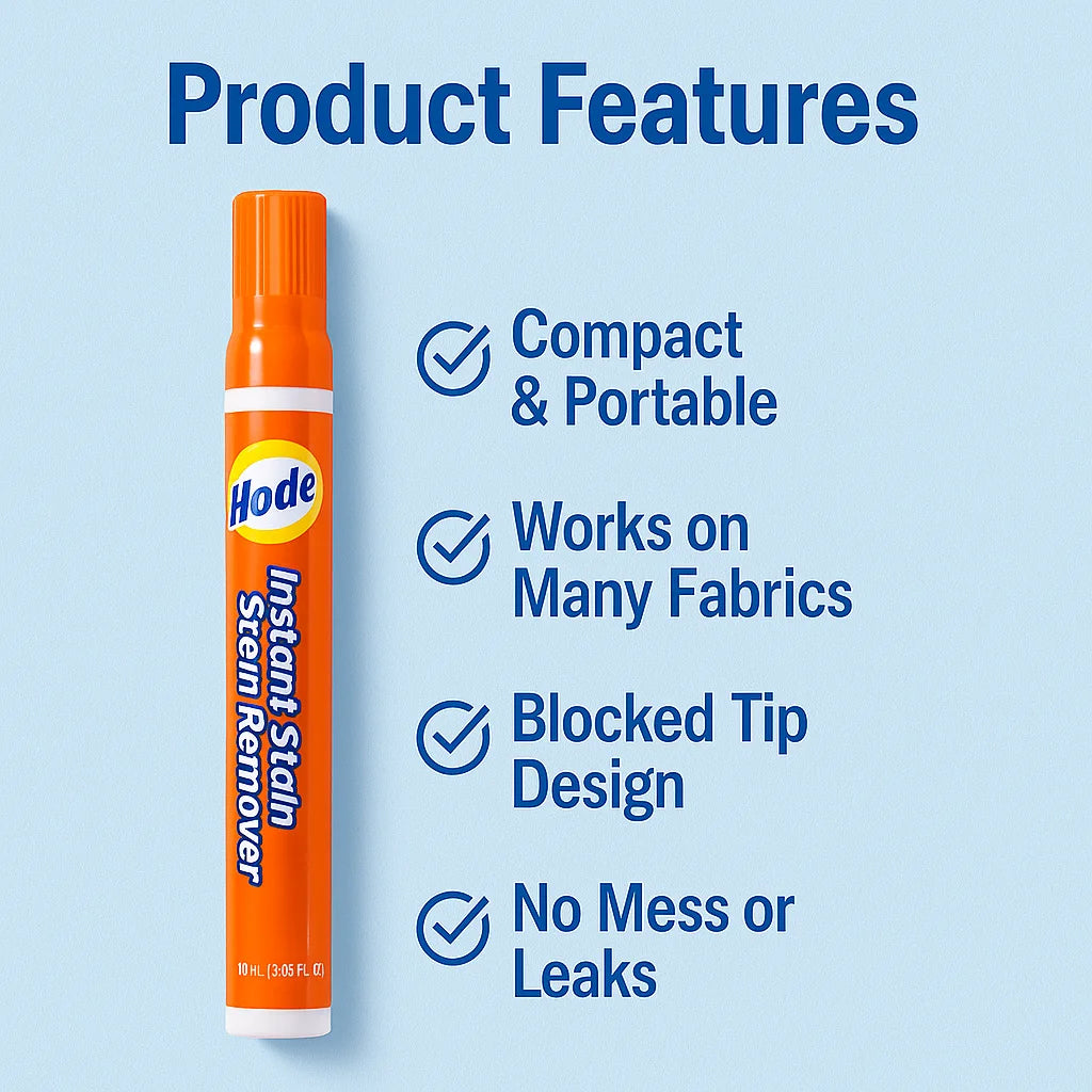 Stain Remover Pen | Quick Aid for New Stains | Accurate Dosage Tip | CleanTip