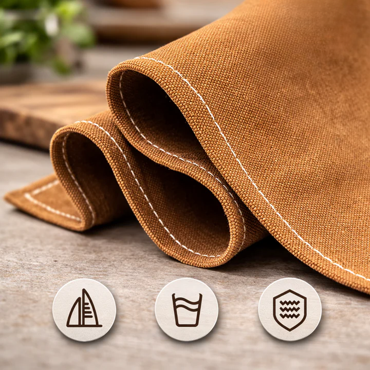 Canvas Work Apron | Crossback Straps | Tool Accessory Pockets | HandHaven