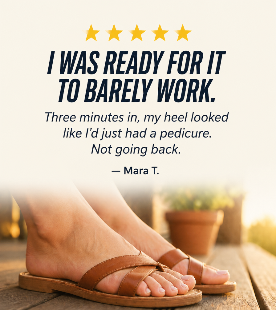 GlideEase™ — Effortless Baby-Soft Feet in Just Minutes, No Pain or Scraping