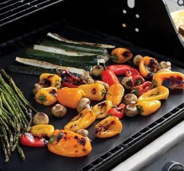 Non-Stick Grill Mat | Easy Grilling Cleanup | Perfect for Meat, Fish, and Veggies | GrillClean
