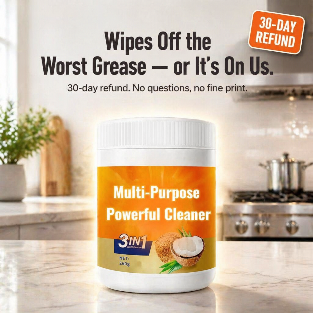GlossPro™ — Melt Away Baked-On Grease in Minutes, No Scrubbing Needed