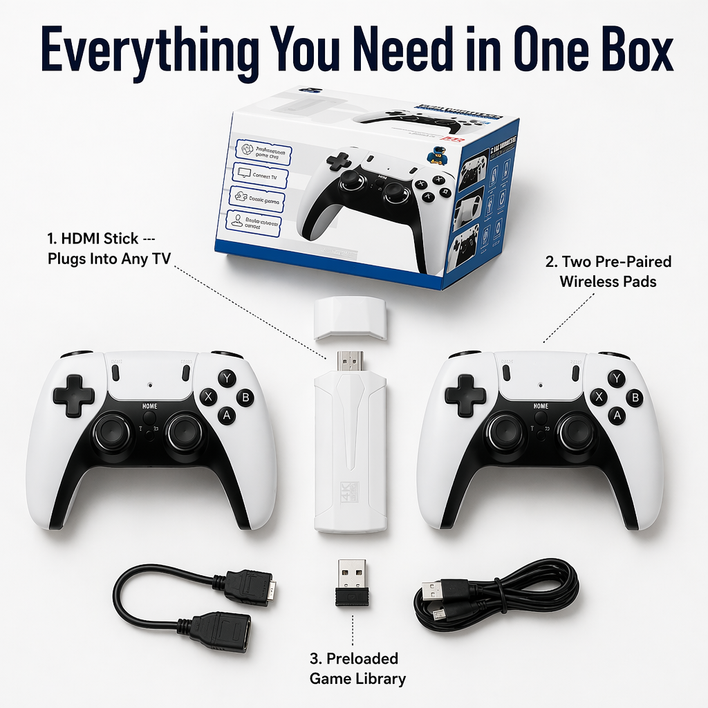 NovaArcade™ — Plug In, Connect, and Duel Through Thousands of Retro Classics